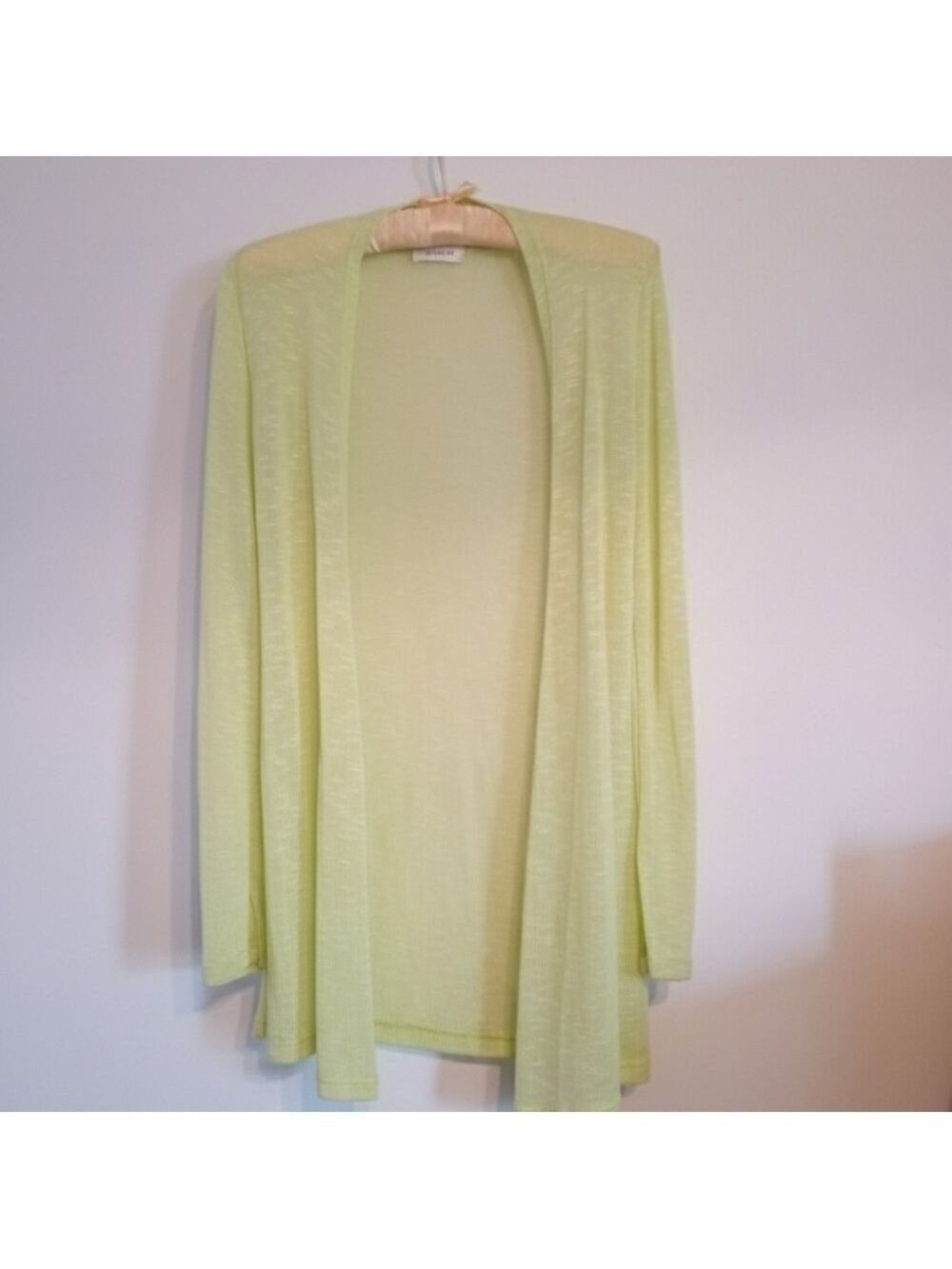 Sheer Cardigan Lemon Lime Medium